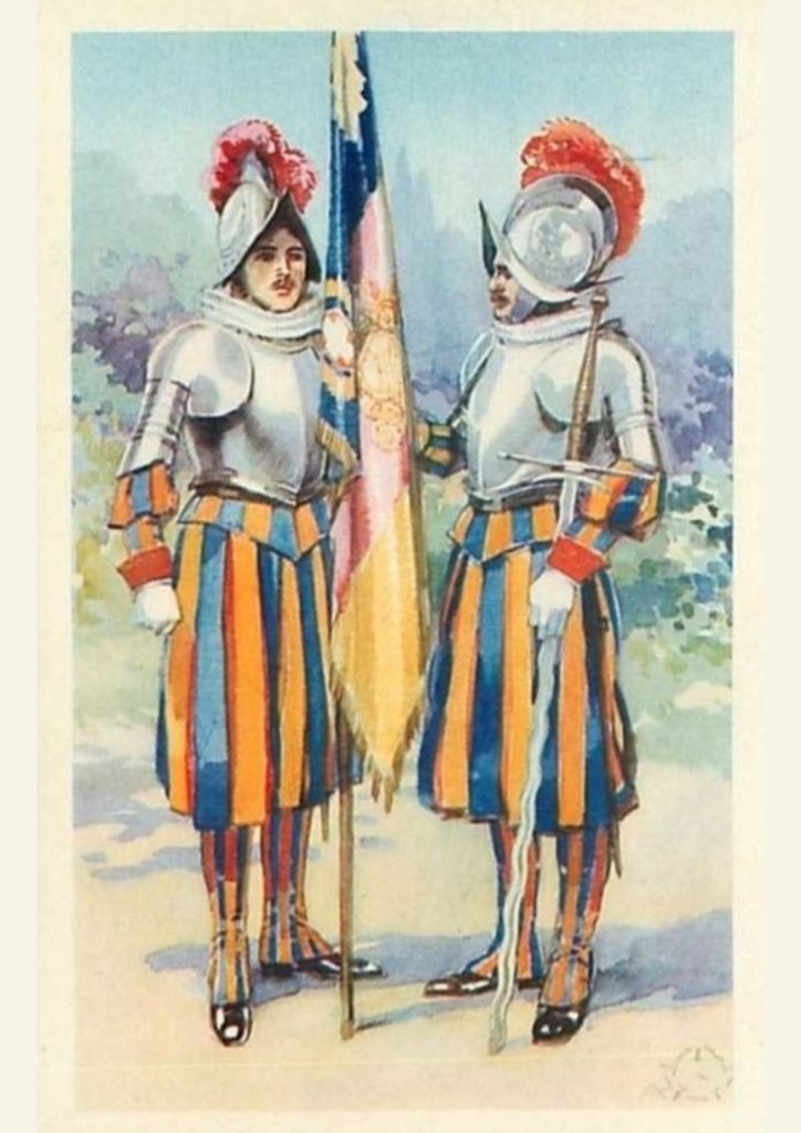 Vatican Army guards